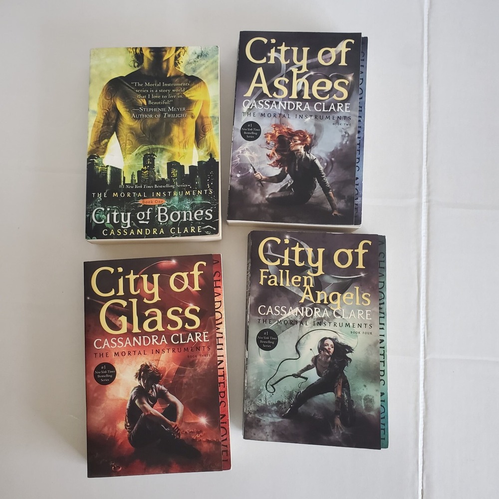 The Mortal Instruments Series by Cassandra Clare Shadowhunters 1-4 Books